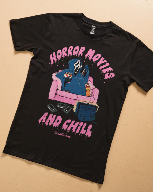 Horror Movies and Chill T-Shirt - Image 2